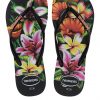 special sale slim floral flip flop sandals black 5ef736a77f76f