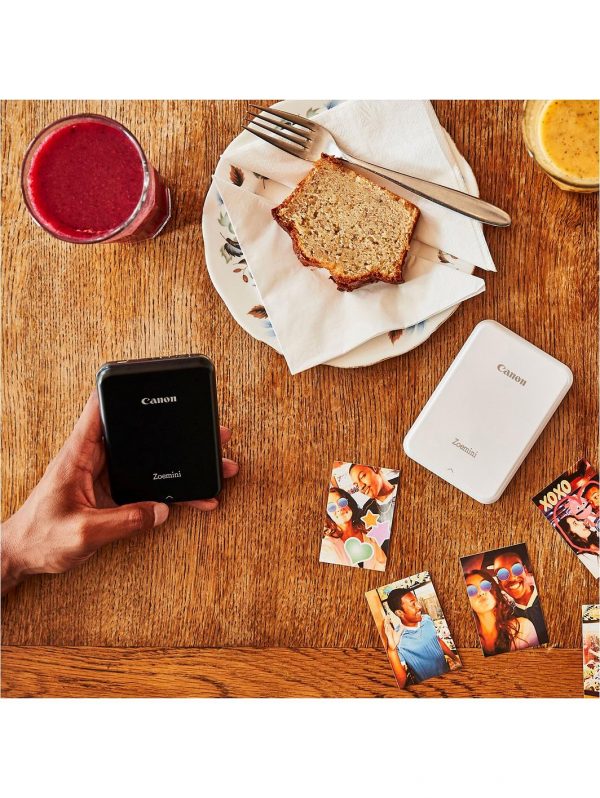 special sale zoemini slim body pocket sized photo printer with optional 30 or 60 prints black 5ef877d281f7a