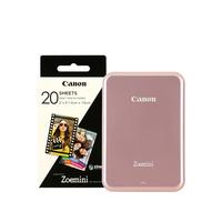 special sale zoemini slim body pocket sized photo printer with optional 30 or 60 prints rose gold 5ef877b9cb71d