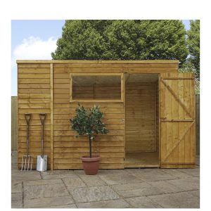 buy 10 x 6ft overlap pent shed 5f1bc6e74db79