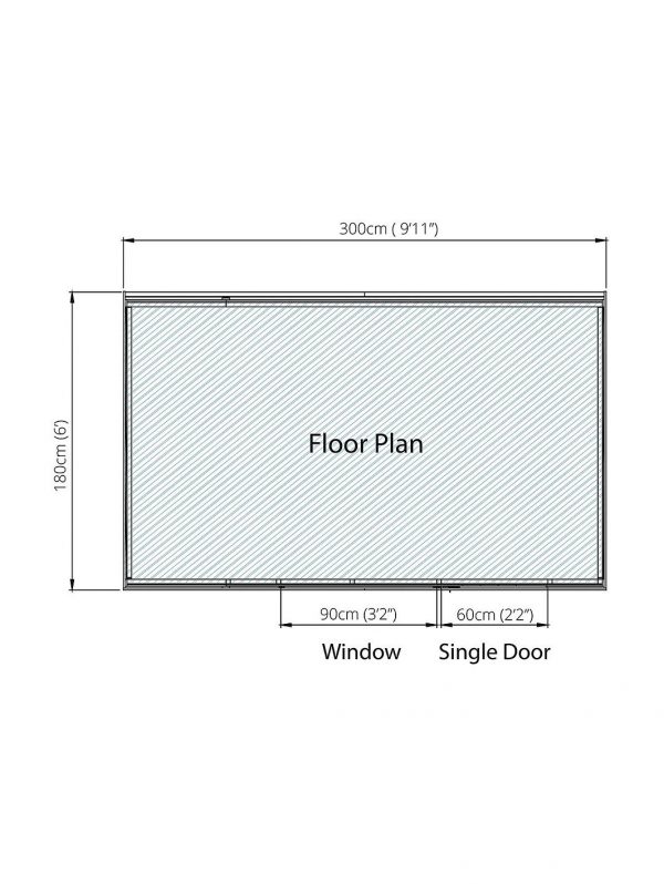 buy 10 x 6ft overlap pent shed 5f1bc6ed498f8