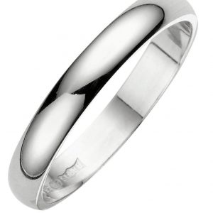 buy 18 carat white gold d shaped wedding band 3mm 5f1d134405eb6