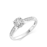 buy 18ct white gold diamond halo ring 5f1ae0384bed5