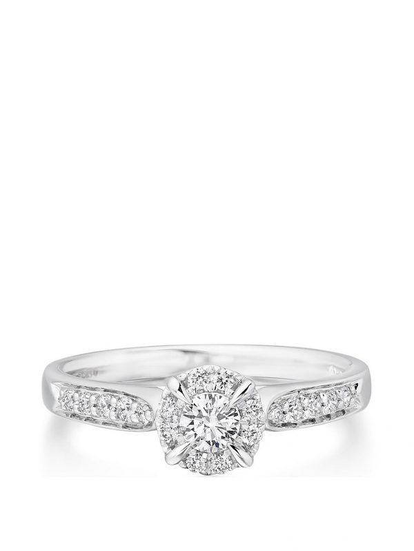buy 18ct white gold diamond halo ring 5f1ae03f7011b
