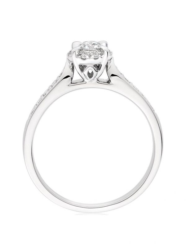 buy 18ct white gold diamond halo ring 5f1ae0402091a