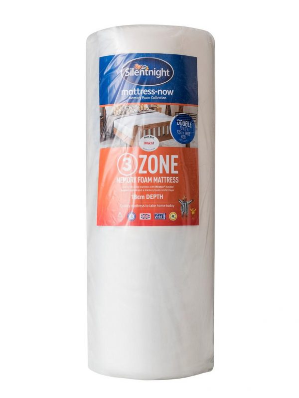 buy 3 zone memory rolled mattress medium firm 5f19083048d5e