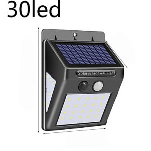 buy 30 led solar power lamp pir motion sensor 1 2 4pcs solar garden light outdoor waterproof energy saving wall security lamp 07900153 5f193bd095c41