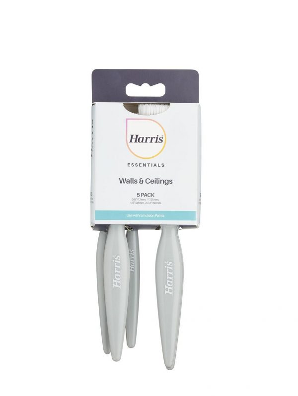 buy 5 pack essentials wall ceiling paintbrushes 5f192964822b0