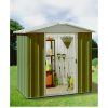 buy 6 1 x 6 1 ft apex roof metal garden shed 5f210cbb07ec8
