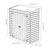 buy 6 x 2 6ft pent store overlap 5f1fbc5f87080