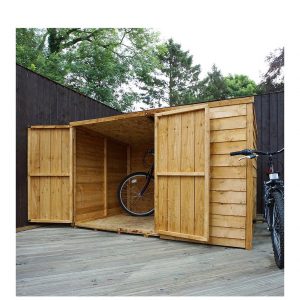 buy 6 x 4ft overlap pent roof bike store 5f1fbbbc46071