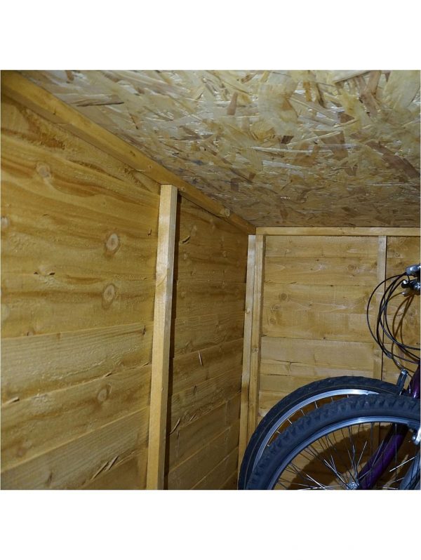 buy 6 x 4ft overlap pent roof bike store 5f1fbbd0a7c7d
