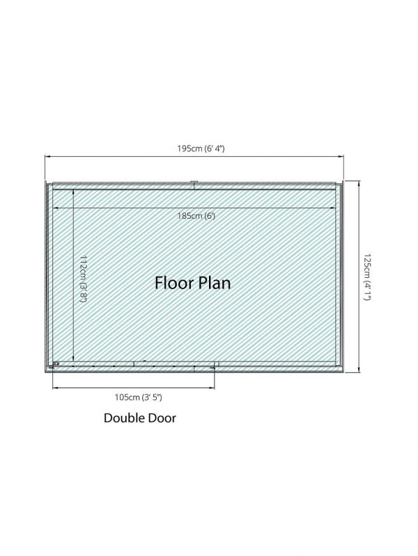 buy 6 x 4ft overlap pent roof bike store 5f1fbbd300cbf