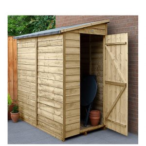 buy 6x3 value overlap dip treated windowless pent shed 5f1bc733539ba