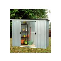 buy 7 8 x 3 9ft double door metal pent roof shed with floor frame 5f1fbbdd27aa2