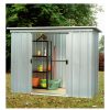 buy 7 8 x 3 9ft double door metal pent roof shed with floor frame 5f1fbbde971c6