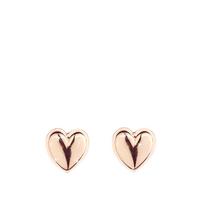 buy 9 carat rose gold domed heart earrings 5f16edbf2dad8