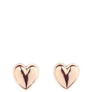 buy 9 carat rose gold domed heart earrings 5f16edc4d09a4
