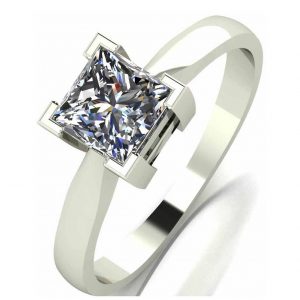 buy 9 carat white gold princess cut 105pt equivalent ring 5f1d828e75b17
