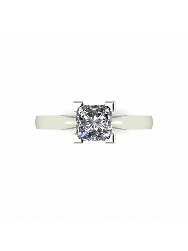 buy 9 carat white gold princess cut 105pt equivalent ring 5f1d82908e8c7