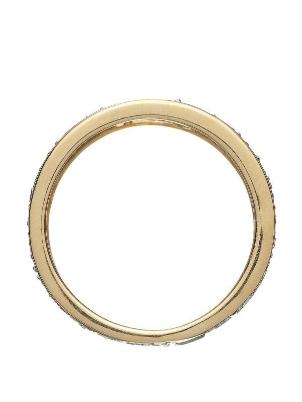 buy 9 carat yellow gold 25 point diamond greek key band unisex ring 5f21075a42687