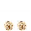buy 9 carat yellow gold 9mm three way knot earrings 5f1ed6c2e9380