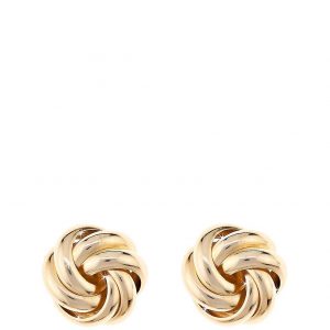 buy 9 carat yellow gold 9mm three way knot earrings 5f1ed6c2e9380