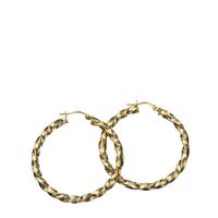 buy 9 carat yellow gold twisted ribbon earrings 5f1c33364312b
