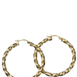 buy 9 carat yellow gold twisted ribbon earrings 5f1c333b0f008