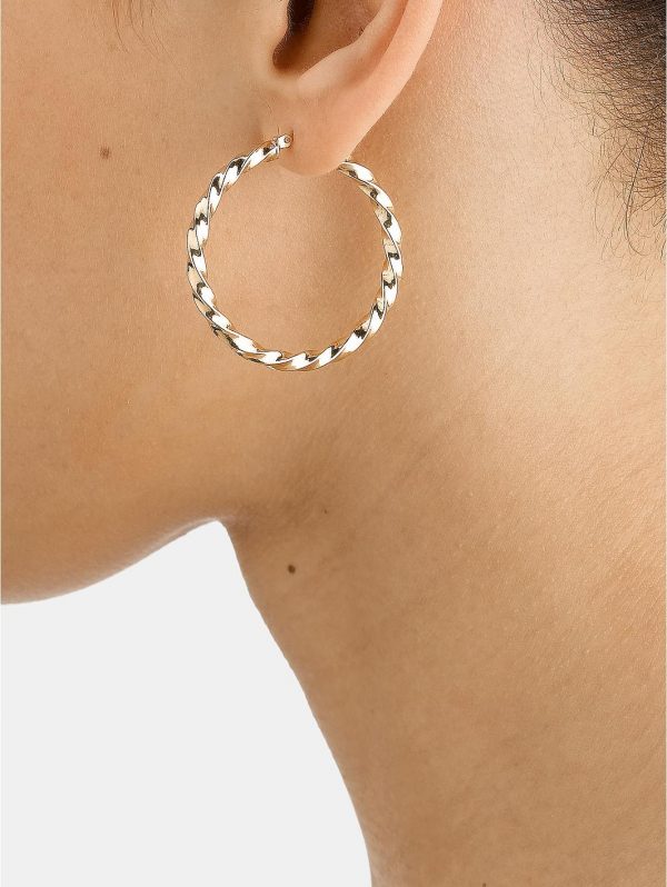 buy 9 carat yellow gold twisted ribbon earrings 5f1c333c317e0