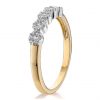 buy 9ct gold 20 point diamond 5 stone eternity ring 5f1d82a2409b9