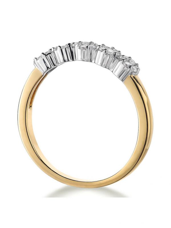 buy 9ct gold 20 point diamond 5 stone eternity ring 5f1d82a337fe7