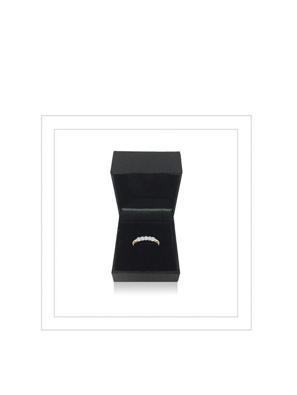 buy 9ct gold 20 point diamond 5 stone eternity ring 5f1d82a44c490