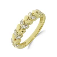 buy 9ct gold 8 point diamond vine ring 5f1d82b834013