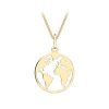 buy 9ct gold earth cut out pendant necklace 5f16eb96e14b8