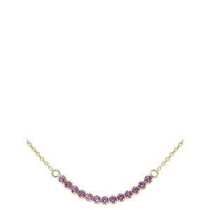 buy 9ct gold tennis necklace with 13 amethyst stones 5f1ae09e5f6f9