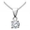 buy 9ct white gold 25 point diamond solitaire pendant 5f16eb7933e09