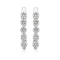 buy 9ct white gold diamond hoop earrings 5f1c3314a354b