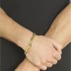 buy 9ct yellow gold 1 2 oz solid diamond cut curb bracelet 5f1d847b06e32