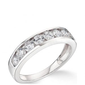 buy 9k white gold 1 00ct diamond wwedding band ring 5f2107a59441b