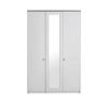 buy alderley part assembled 3 door mirrored wardrobe 5f1a5a56013db