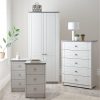 buy alderley ready assembled 4 piece package 2 door wardrobe chest of 5 drawers and 2 bedside chests 5f17bbcf5d94a