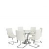 buy alice 130 cm round dining table 6 chairs 5f1a67bcd34b1