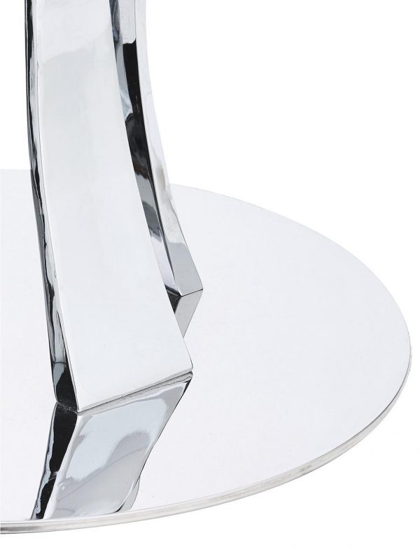 buy alice glass top dining table 4 alisha chairs chrome grey 5f1a684c91d96