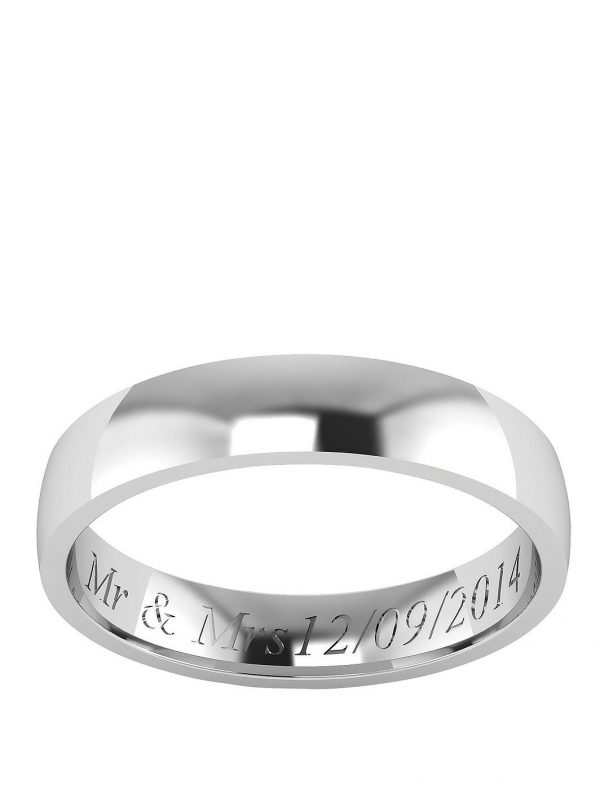 buy argentium silver wedding band 4mm with optional engraving 5f159966e7272