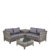 buy aruba 4 seater rattan corner set 5f1bc70f64185