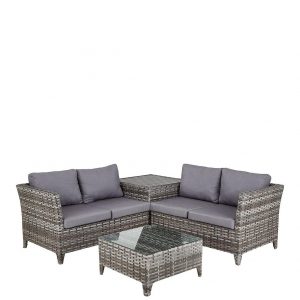 buy aruba 4 seater rattan corner set 5f1bc70f64185
