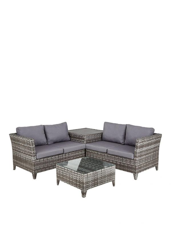 buy aruba 4 seater rattan corner set 5f1bc70f64185