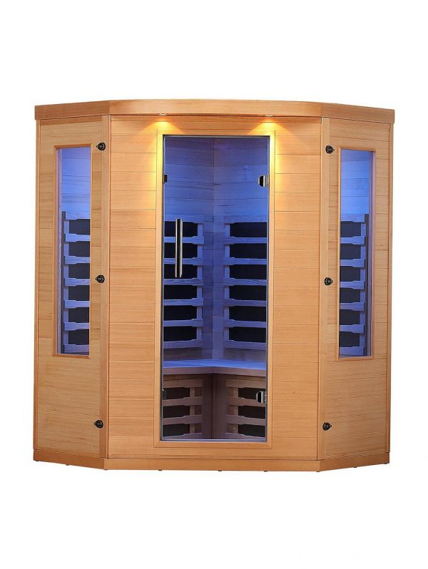 buy aspen far infrared corner 4 person sauna 5f210f384e0a9