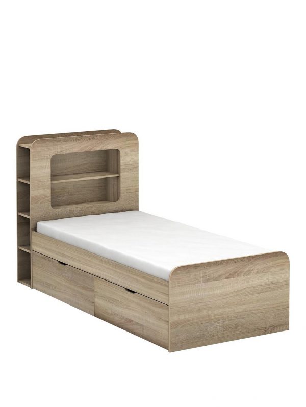 buy aspen kids storage bed frame oak effect 5f1f9e6246244